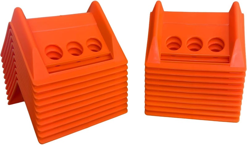 Vchains 20 Pack Plastic Edge Protectors for Cargo Straps Up to 4 Inch, Flatbed Truck Accessories，Flatbed Edge protector,protects cargo edges. - Image 1